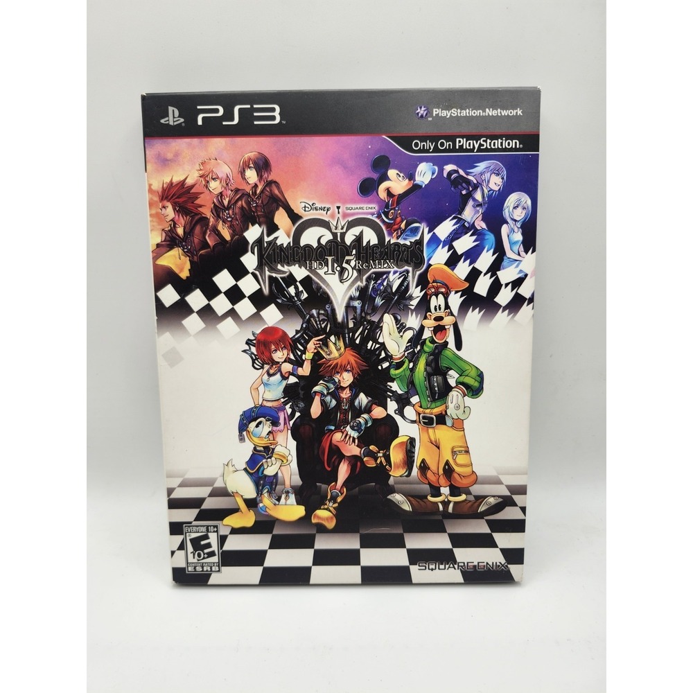 Kingdom Hearts HD 1.5 Remix PS3 Limited Edition Art Book W/ Sleeve
